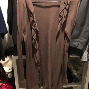 Brown cardigan